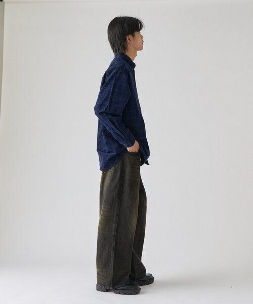 goocy(グーシー)の「【BHPC】コーデュロイBDシャツ(シャツ/ブラウス・メンズ・ネイビー/ブルー/ブラウン/ブラック・LARGE/MEDIUM)」の21枚目の写真