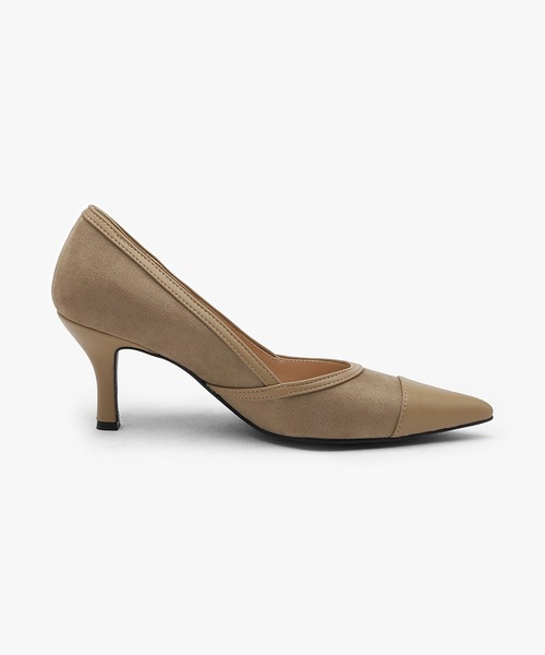 SAPPUN(サプン)の「Sorenne(ソレンヌ)コンビスティレットパンプス(5cm)(220-65204)SAPPUN(サプン)(パンプス・レディース・ブラック/ベージュ・22.5/23/23.5/24/24.5)」の8枚目の写真