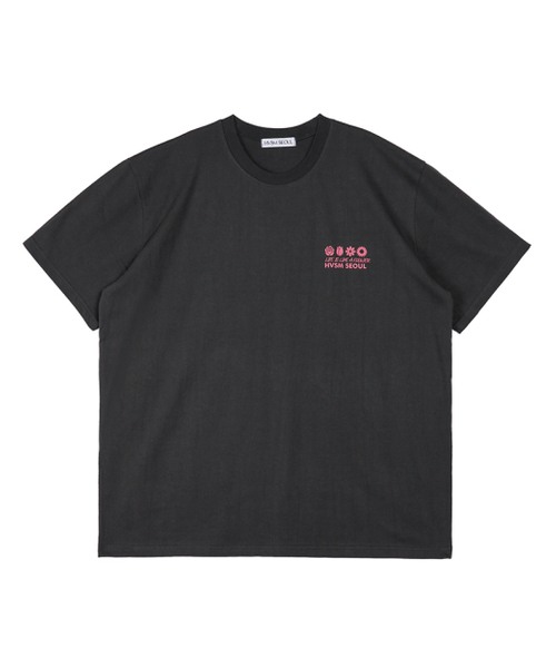 HAVISM(ヘビズム)の「NAME CARD S/S TEE(CHARCOAL)(Tシャツ/カットソー・レディース・その他・LARGE/SMALL)」の5枚目の写真