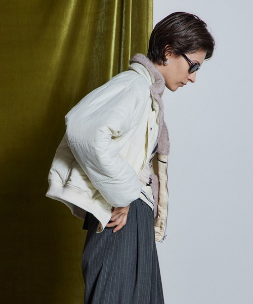 MAISON SPECIAL（メゾンスペシャル）の「【26WINTER PRE-ORDER】Reversible Fur Blouson/リバーシブルファーブルゾン（ブルゾン・レディース・ホワイト/ブラウン/グレー・FREE）」の11枚目の写真