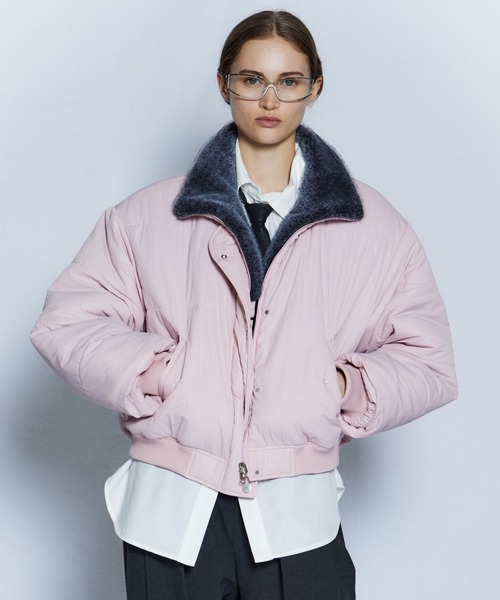 MAISON SPECIAL（メゾンスペシャル）の「【26WINTER PRE-ORDER】Reversible Fur Blouson/リバーシブルファーブルゾン（ブルゾン・レディース・ホワイト/ブラウン/グレー・FREE）」の14枚目の写真