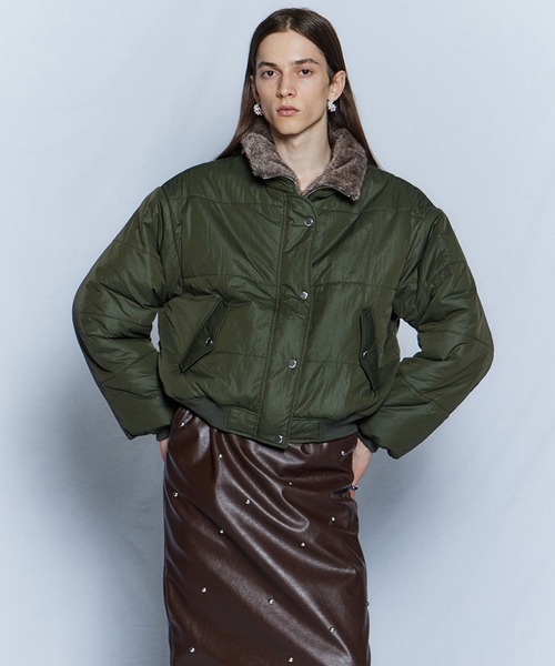 MAISON SPECIAL（メゾンスペシャル）の「【26WINTER PRE-ORDER】Reversible Fur Blouson/リバーシブルファーブルゾン（ブルゾン・レディース・ホワイト/ブラウン/グレー・FREE）」の20枚目の写真