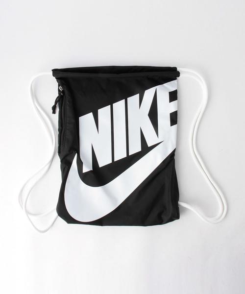 NIKE（ナイキ）の「NIKE（ナイキ） ヘリテージジムサック（バックパック/リュック・レディース・ブラック/ダークグレー/ピンク/コバルトブルー/ネイビー・FREE）」の2枚目の写真