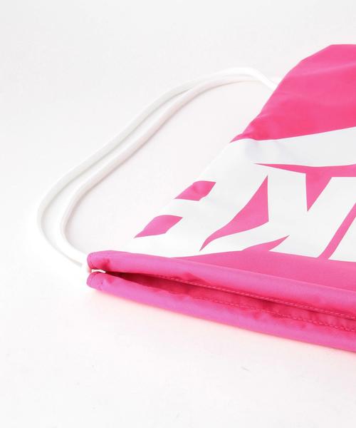 NIKE（ナイキ）の「NIKE（ナイキ） ヘリテージジムサック（バックパック/リュック・レディース・ブラック/ダークグレー/ピンク/コバルトブルー/ネイビー・FREE）」の8枚目の写真