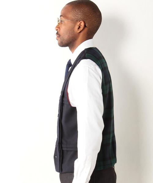 UNITED ARROWS ネイビー ノースリーブ ベスト UNITED ARROWS ネイビー