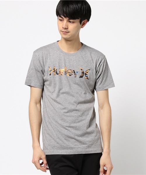 Hurley (ハーレー)の「ONE & ONLY PALM(Tシャツ/カットソー・メンズ・ホワイト/グリーン/ヘザーグレー/ブラック・LARGE/X-LARGE/MEDIUM/SMALL)」の1枚目の写真