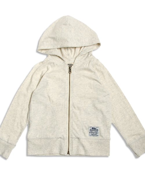 F.O.KIDS(エフオーキッズ)の「スタンダードフードパーカー(パーカー・キッズ・チャコール/キナリ・140/100/120/110/130/95/80/90)」の4枚目の写真