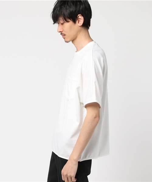 COMME　CA COMMUNE（コムサコミューン）の「ドルマンTシャツ（Tシャツ/カットソー・メンズ・グレー/ワイン/ネイビー/ホワイト・LARGE/MEDIUM）」の5枚目の写真