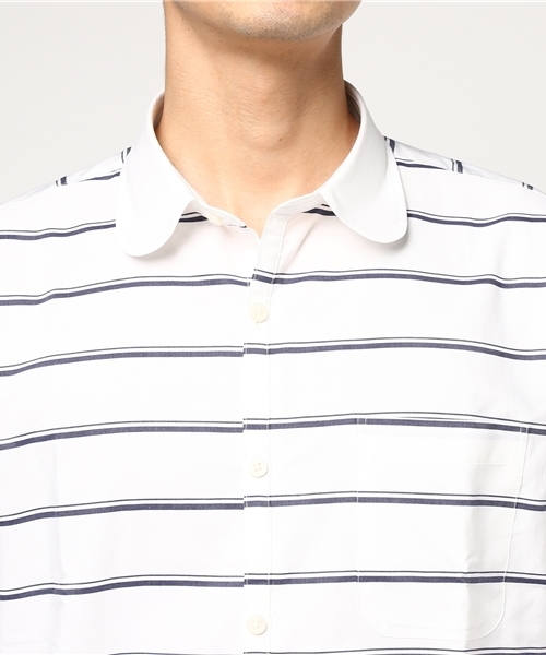 McGREGOR（マックレガー）の「ボーダーマリンシャツ（シャツ/ブラウス・メンズ・ホワイト/ブルー系その他・M/L/LL）」の5枚目の写真