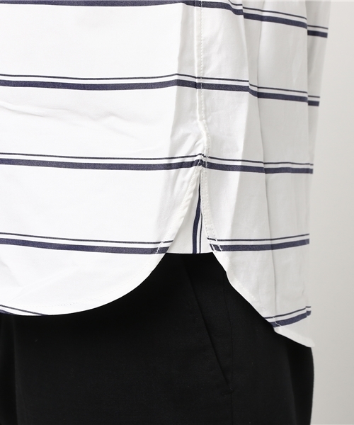 McGREGOR（マックレガー）の「ボーダーマリンシャツ（シャツ/ブラウス・メンズ・ホワイト/ブルー系その他・M/L/LL）」の7枚目の写真