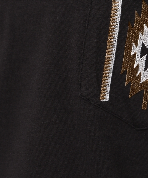 VENCEEXCHANGE（ヴァンスエクスチェンジ）の「シルケットオルテガ柄刺繍Ｔ（Tシャツ/カットソー・レディース・ブラック/オリーブ/ネイビー/その他35/オフホワイト/その他21・MEDIUM）」の13枚目の写真