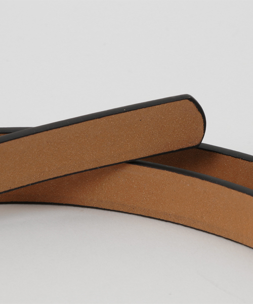 VIBGYOR Women（ヴィブジョー　ウィメン）の「合成皮革ベルト（ベルト・レディース・ブラック/ホワイト/ブラウン/キャメル/ピンク/レッド/グレー・FREE）」の9枚目の写真