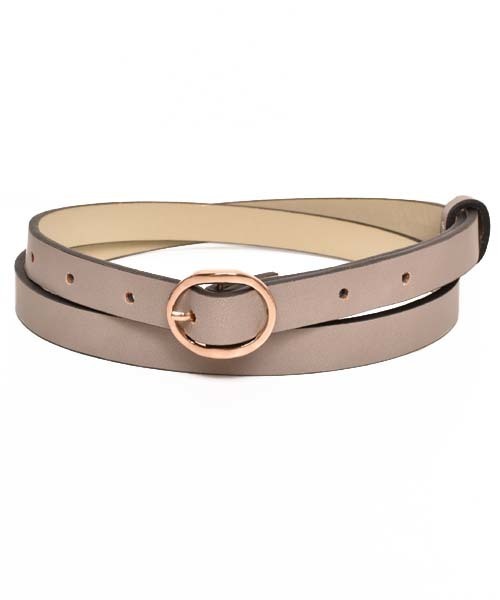 VIBGYOR Women（ヴィブジョー　ウィメン）の「合成皮革ベルト（ベルト・レディース・ブラック/ホワイト/ブラウン/キャメル/ピンク/レッド/グレー・FREE）」の3枚目の写真