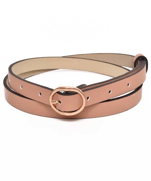 VIBGYOR Women（ヴィブジョー　ウィメン）の「合成皮革ベルト（ベルト・レディース・ブラック/ホワイト/ブラウン/キャメル/ピンク/レッド/グレー・FREE）」の6枚目の写真