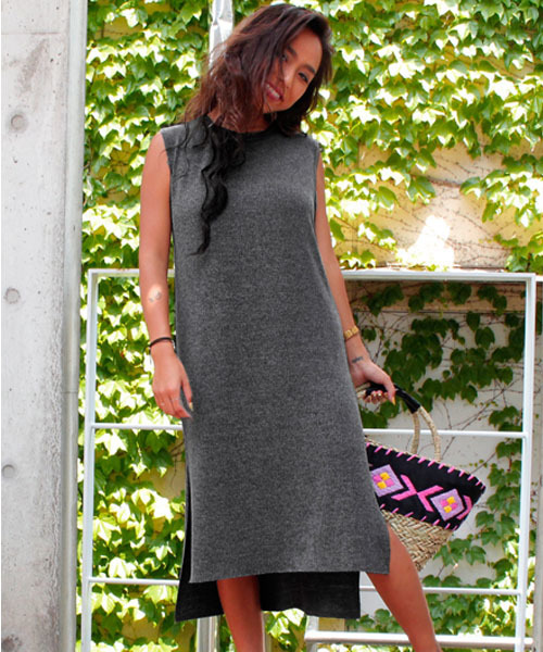 Anap Mimpi アナップミンピ の サマーニットノースリーブワンピース ワンピース Wear