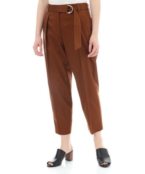 NATURAL BEAUTY BASIC（ナチュラルビューティーベーシック）の「センタータックペグパンツ（その他パンツ・レディース・ブラウン/カーキ・MEDIUM/SMALL/X-SMALL）」の7枚目の写真
