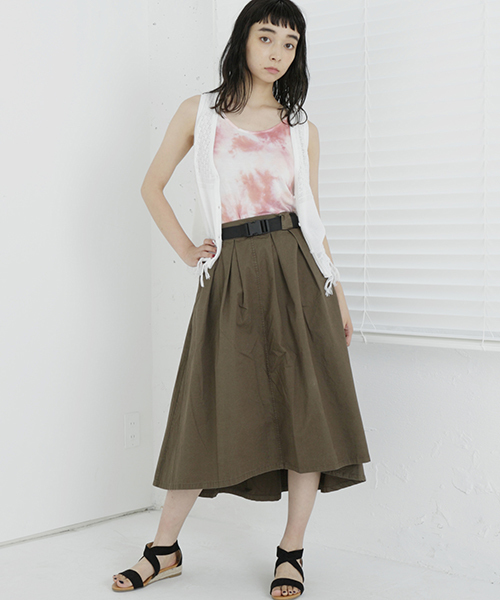 DOUBLE NAME（ダブルネーム）の「タイダイ染めタンクトップ（タンクトップ・レディース・ピンク/ブルー/A/イエロー・FREE）」の13枚目の写真