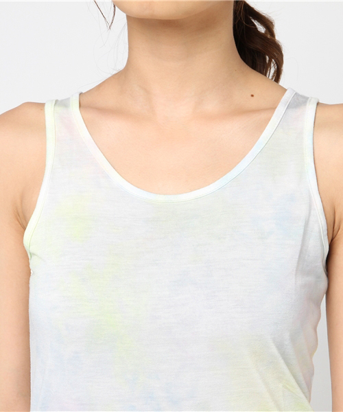 DOUBLE NAME（ダブルネーム）の「タイダイ染めタンクトップ（タンクトップ・レディース・ピンク/ブルー/A/イエロー・FREE）」の9枚目の写真