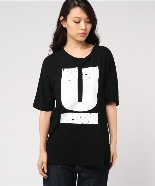 STUDIOUS SELECT（ステュディオスセレクト）の「【STUDIOUS】ドルマン USTARS（Tシャツ/カットソー・レディース・ブラック/アイボリー・FREE）」の7枚目の写真