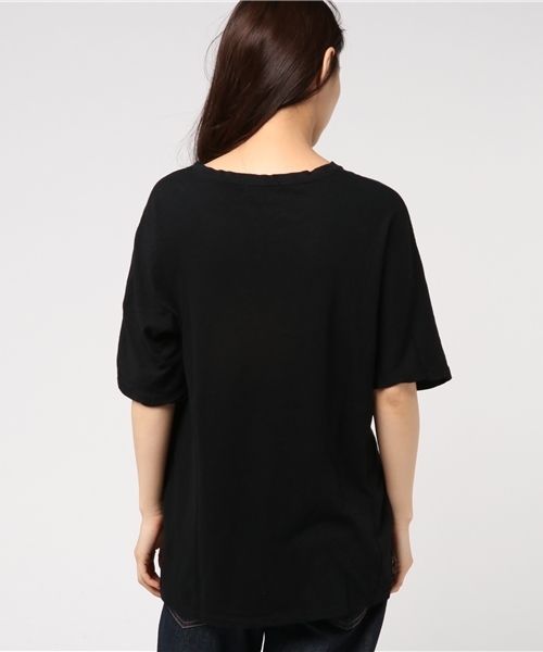 STUDIOUS SELECT（ステュディオスセレクト）の「【STUDIOUS】ドルマン USTARS（Tシャツ/カットソー・レディース・ブラック/アイボリー・FREE）」の9枚目の写真