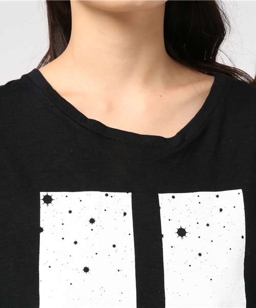 STUDIOUS SELECT（ステュディオスセレクト）の「【STUDIOUS】ドルマン USTARS（Tシャツ/カットソー・レディース・ブラック/アイボリー・FREE）」の3枚目の写真