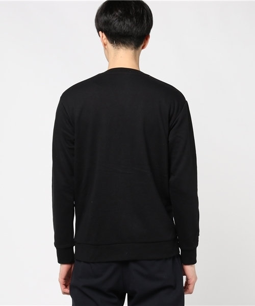 IGNIO(イグニオ)の「異素材切り替えカーディガン(カーディガン/ボレロ・メンズ・トップグレー/ブラック・L/LL/M/S)」の4枚目の写真