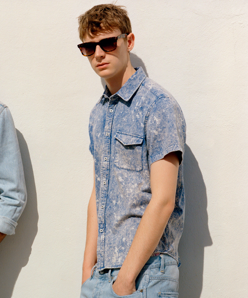 TOPMAN（トップマン）の「BROWN RETRO SUNGLASSES（サングラス・メンズ・ダークブラウン・ONE SIZE）」の10枚目の写真