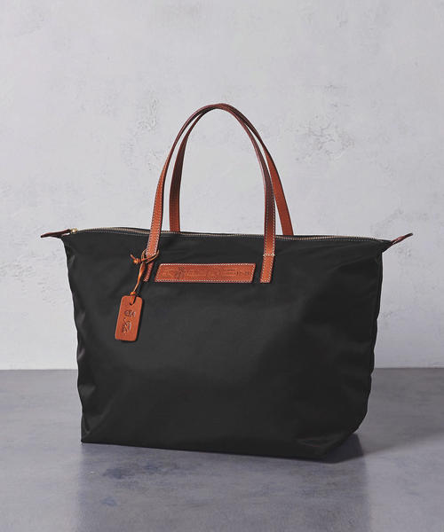 H*T様 美品フェリージ Felisi01/26 ナイロン×レザートートバッグ 美品フェリージ Felisi01/26 ナイロン×レザートートバッグ ベージュ系