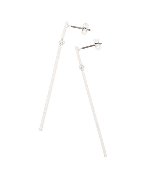 koe（コエ）の「シンプルバーピアス（ピアス（両耳用）・レディース・シルバー/ゴールド・FREE）」の3枚目の写真