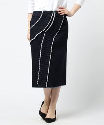 un dix cors | エスカルゴフリルタイトSK(スカート)