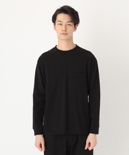 niko and...(ニコアンド)の「NアディコットBIGロングスリーブTシャツ(Tシャツ/カットソー・メンズ・ブルー/ピンク/ブラック/ホワイト・MEDIUM/LARGE)」の13枚目の写真