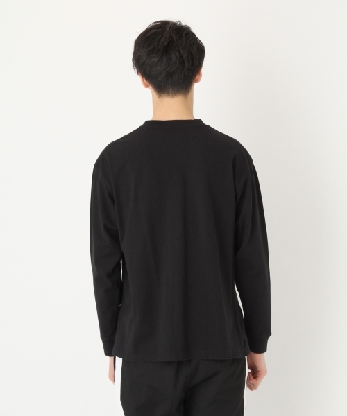 niko and...(ニコアンド)の「NアディコットBIGロングスリーブTシャツ(Tシャツ/カットソー・メンズ・ブルー/ピンク/ブラック/ホワイト・MEDIUM/LARGE)」の15枚目の写真