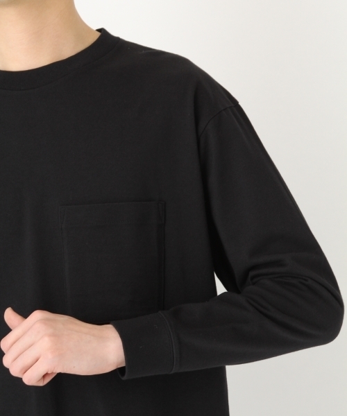 niko and...(ニコアンド)の「NアディコットBIGロングスリーブTシャツ(Tシャツ/カットソー・メンズ・ブルー/ピンク/ブラック/ホワイト・MEDIUM/LARGE)」の18枚目の写真