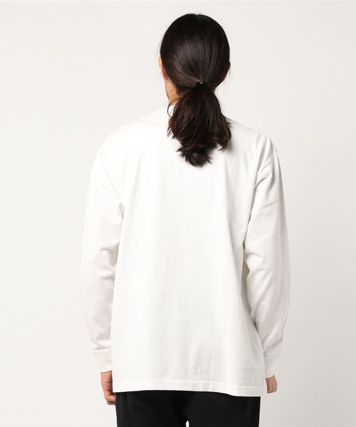 niko and...(ニコアンド)の「NアディコットBIGロングスリーブTシャツ(Tシャツ/カットソー・メンズ・ブルー/ピンク/ブラック/ホワイト・MEDIUM/LARGE)」の5枚目の写真