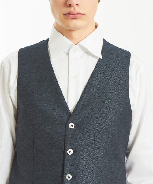 ABAHOUSE（アバハウス）の「【Recency of Mine/セットアップ対応】ライトウェイトカラミジレ（ベスト・メンズ・オフホワイト/グレー/ネイビー・46/48/50）」の20枚目の写真