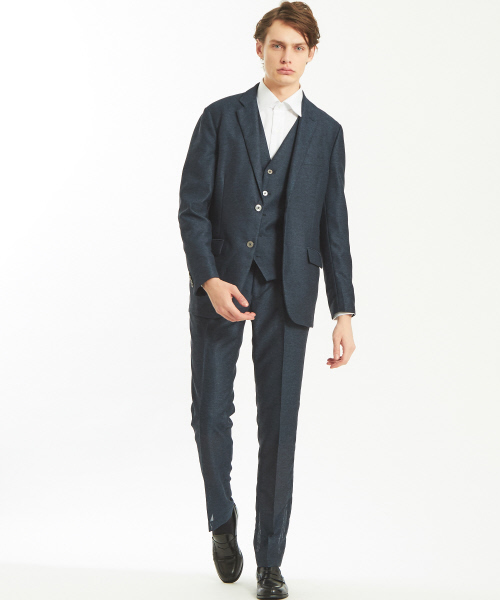 ABAHOUSE（アバハウス）の「【Recency of Mine/セットアップ対応】ライトウェイトカラミジレ（ベスト・メンズ・オフホワイト/グレー/ネイビー・46/48/50）」の12枚目の写真