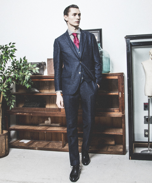 ABAHOUSE（アバハウス）の「【Recency of Mine/セットアップ対応】ライトウェイトカラミジレ（ベスト・メンズ・オフホワイト/グレー/ネイビー・46/48/50）」の11枚目の写真