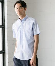 green label relaxing | NM C/C ブロード ボタンダウン SS 半袖 シャツ(シャツ/ブラウス)
