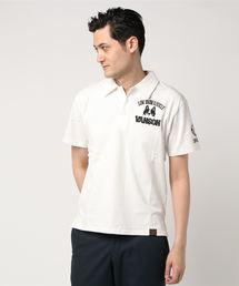 LOWBLOW KNUCKLE / ローブローナックル　VANSON×LOWBLOW KNUCKLE ドッグボーンポロシャツ (M2)