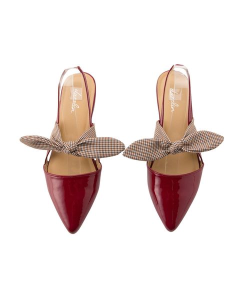 dazzlin（ダズリン）の「リボンフラットミュール（パンプス・レディース・ブラック/ブラウン/レッド・MEDIUM/LARGE）」の10枚目の写真