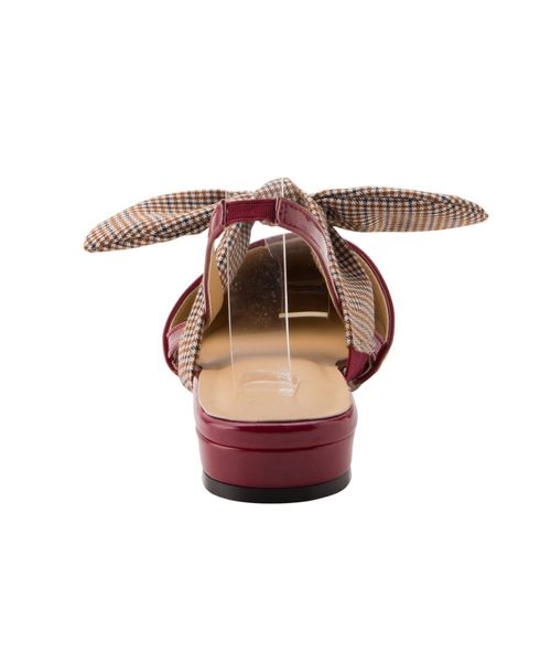 dazzlin（ダズリン）の「リボンフラットミュール（パンプス・レディース・ブラック/ブラウン/レッド・MEDIUM/LARGE）」の11枚目の写真