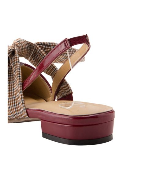 dazzlin（ダズリン）の「リボンフラットミュール（パンプス・レディース・ブラック/ブラウン/レッド・MEDIUM/LARGE）」の14枚目の写真