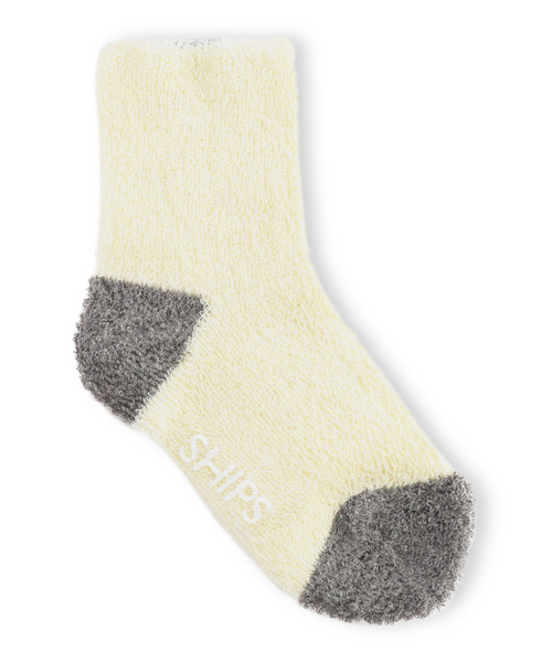 SHIPS KIDS（シップスキッズ）の「SHIPS KIDS:ベビー パイル ソックス（ソックス/靴下・キッズ・オフホワイト/グレー/ピンク・XX-SMALL/X-SMALL）」の2枚目の写真