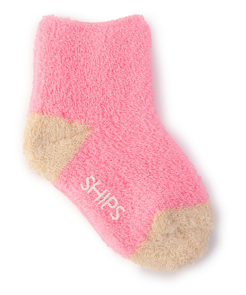 SHIPS KIDS（シップスキッズ）の「SHIPS KIDS:ベビー パイル ソックス（ソックス/靴下・キッズ・オフホワイト/グレー/ピンク・XX-SMALL/X-SMALL）」の3枚目の写真