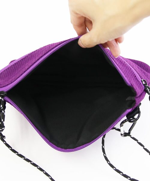 knock through abstraction(ノックスルーアブストラクション)の「【knock through abstraction/ノックスルーアブストラクション】X-filament sacoche/クロスフィラメントサコッシュ(ショルダーバッグ・レディース・オレンジ/オリーブ/ブルー/ネイビー/パープル/ブラック・FREE)」の21枚目の写真