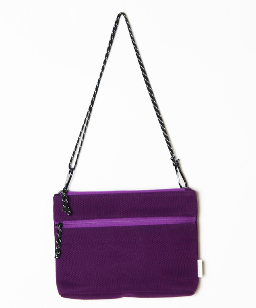 knock through abstraction(ノックスルーアブストラクション)の「【knock through abstraction/ノックスルーアブストラクション】X-filament sacoche/クロスフィラメントサコッシュ(ショルダーバッグ・レディース・オレンジ/オリーブ/ブルー/ネイビー/パープル/ブラック・FREE)」の8枚目の写真