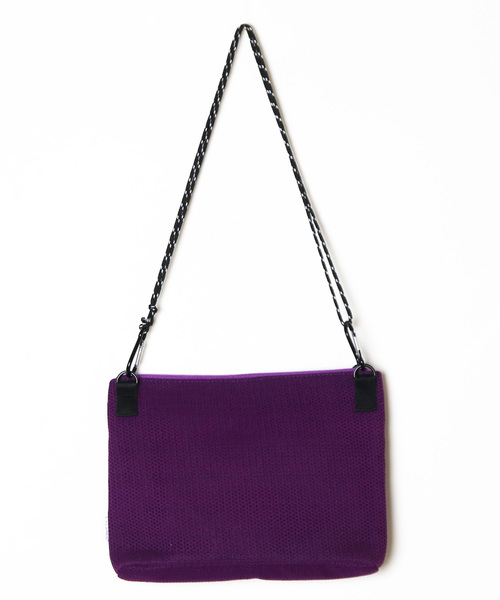 knock through abstraction(ノックスルーアブストラクション)の「【knock through abstraction/ノックスルーアブストラクション】X-filament sacoche/クロスフィラメントサコッシュ(ショルダーバッグ・レディース・オレンジ/オリーブ/ブルー/ネイビー/パープル/ブラック・FREE)」の9枚目の写真