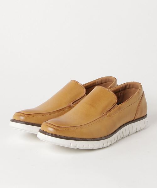 Dedes(デデス)の「Dedes/ スニーカーソールスリッポンシューズ(5257)(スリッポン・メンズ・ブラック/ダークブラウン/ブラック系その他/キャメル・44/40/41/42/43)」の7枚目の写真