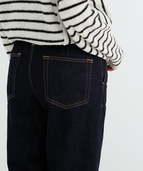 Munich（ミューニック）の「ストレッチデニムピンタックパンツ（デニムパンツ・レディース・ネイビー/ブルー・S/M/XS）」の13枚目の写真