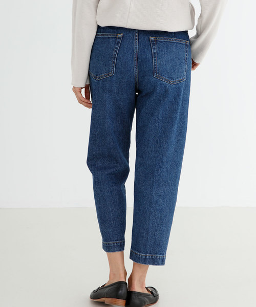 Munich（ミューニック）の「ストレッチデニムピンタックパンツ（デニムパンツ・レディース・ネイビー/ブルー・S/M/XS）」の7枚目の写真